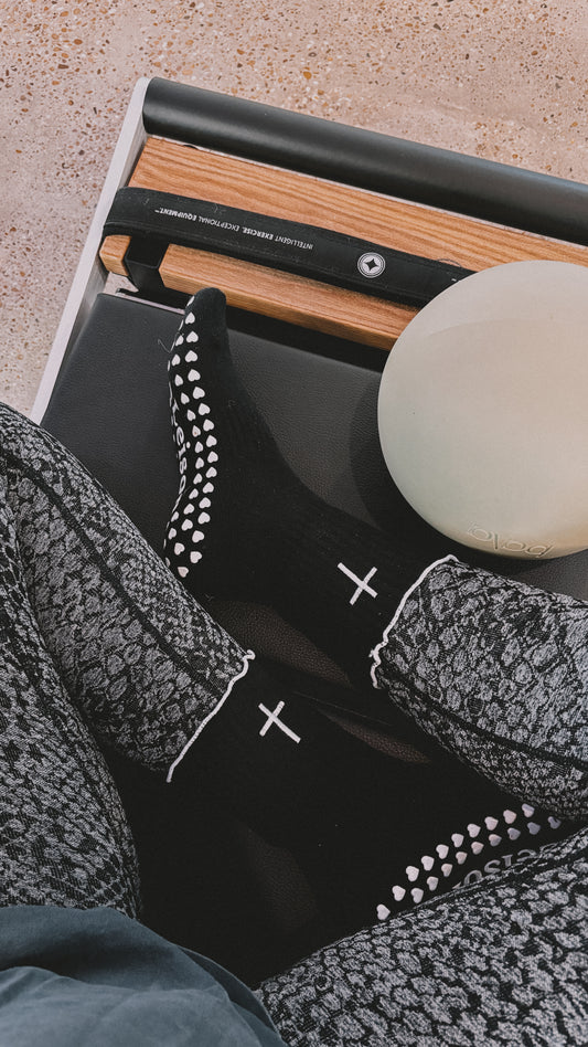 Cross Embroidered Christian Grip Socks