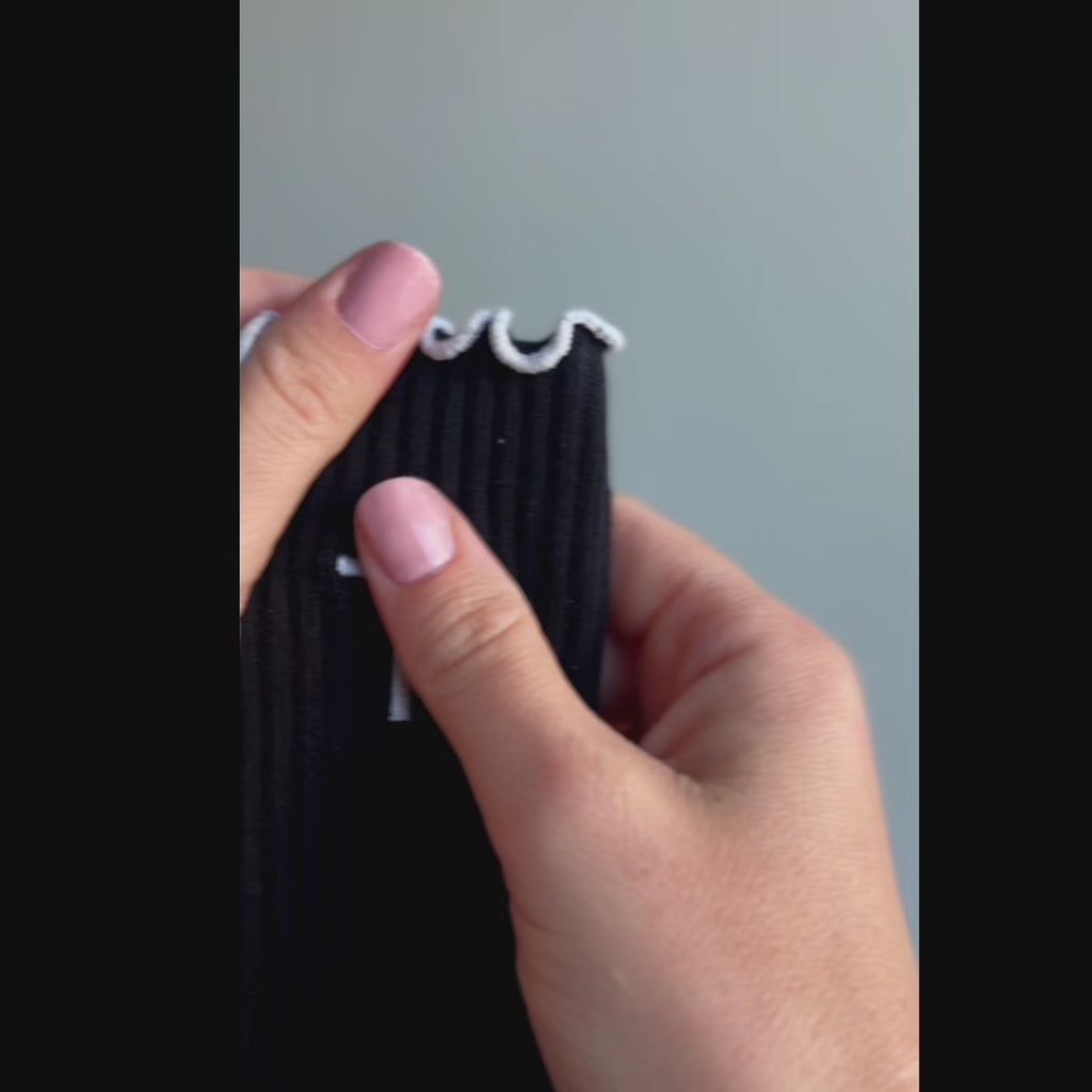 Cross Embroidered Christian Grip Socks